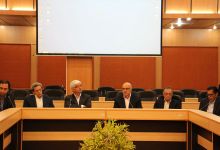 جلسه مشترک مسئولان و کارشناسان اداره آب و فاضل آب استان سمنان  با هیات رئیسه و دفتر ارتباط با صنعت دانشگاه صنعتی شاهرود